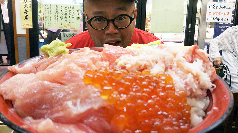 近江町市場の海鮮丼